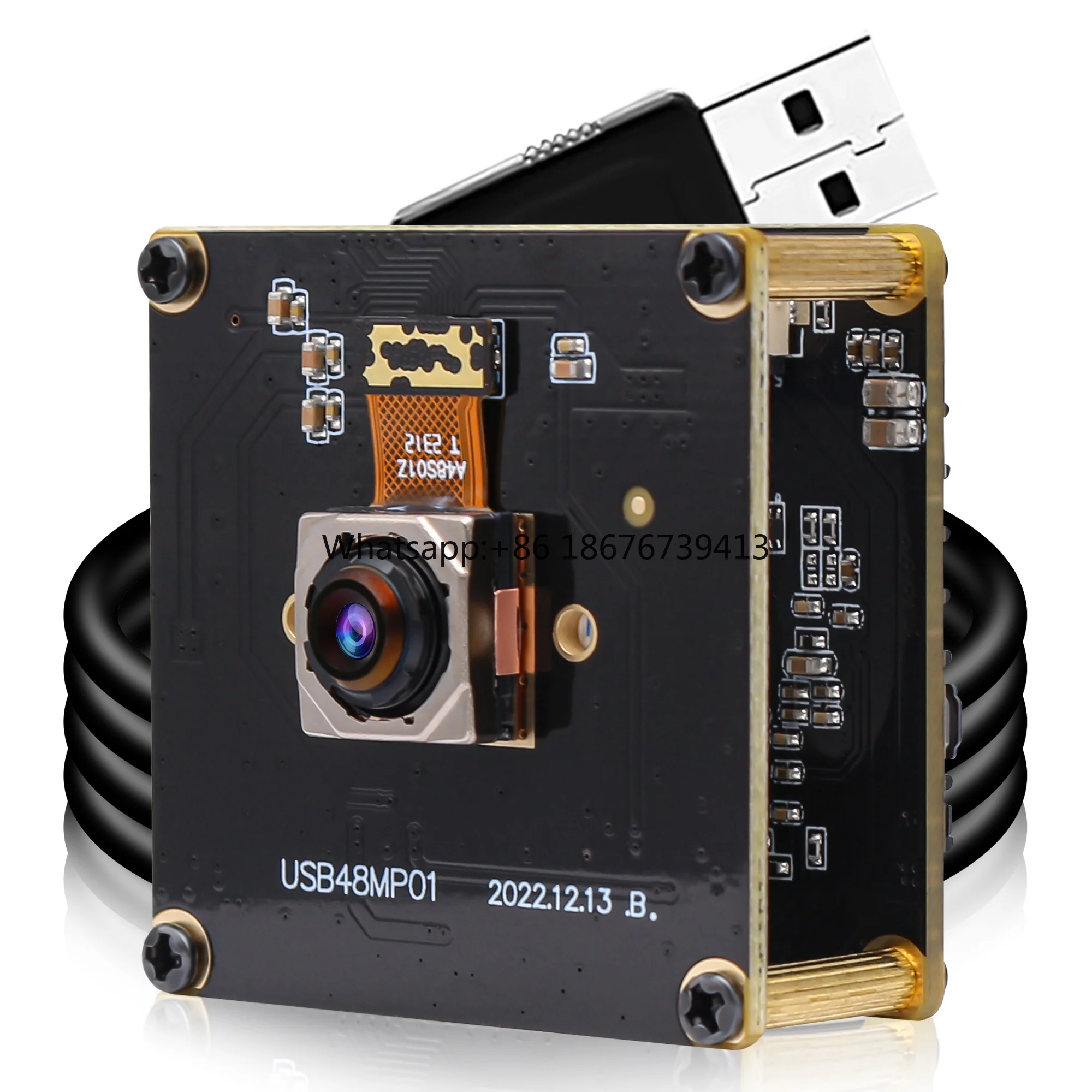 48MP USB Camera Module CMOS Sensor Fast Autofocus OEM Customizable for Document Scanning & Face Recognition