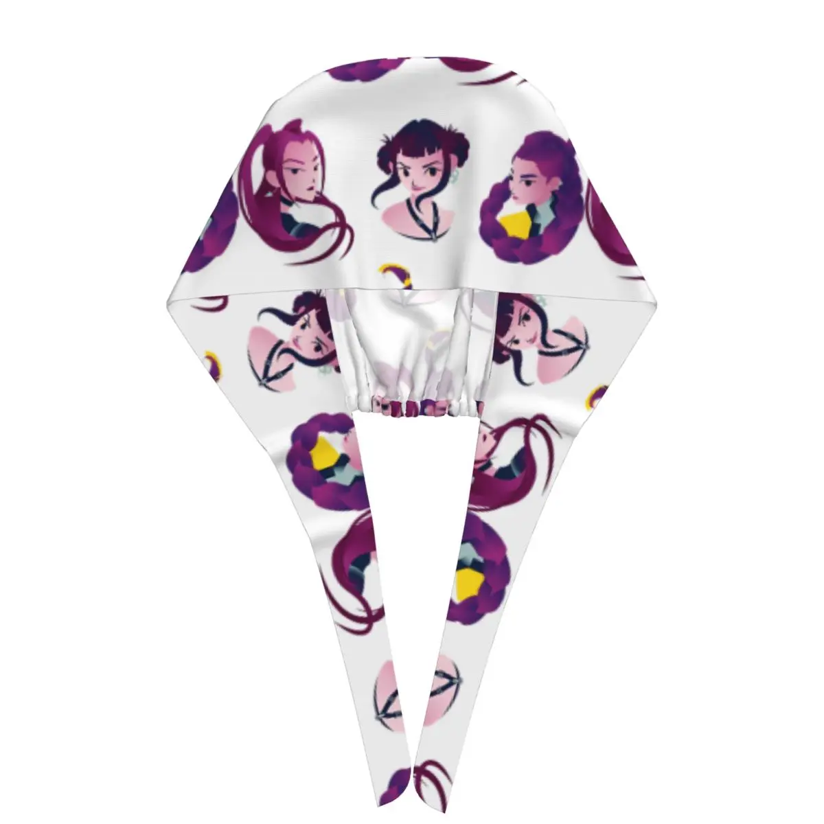 Czapki pielęgniarskie KPop Demon Hunter, czapka medyczna, mem Huntrix, modna czapka medyczna, wygodna czapka z wiązaniem na plecy, czapki robocze