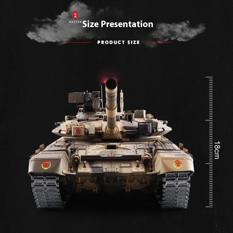 Henglong – réservoir télécommandé T90, jouet monté sur piste en métal, véhicule militaire tout-terrain, jouet pour enfants et collectionneurs de modèles