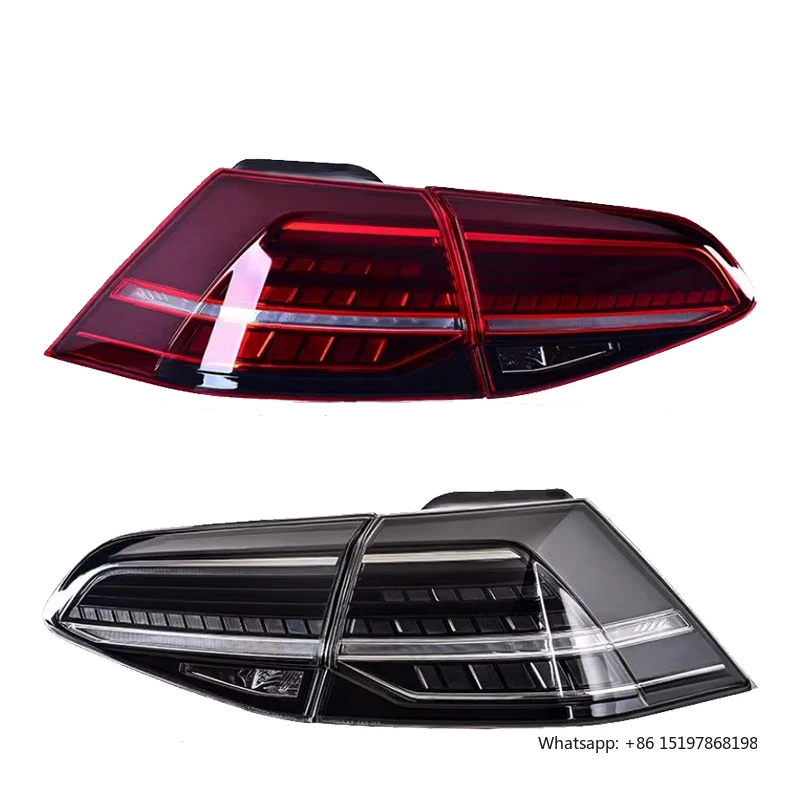 

Поворотник Plug and Play VW Golf 7 MK7, обновленный задний фонарь, новый задний фонарь, светодиодные стоп-сигналы для Volkswagen 2013-2018