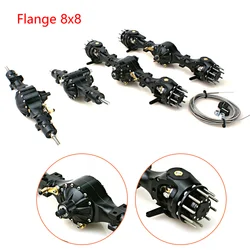 Lesu Metal Front Rear Axle Differential Lock 1/14 Rc Tractor Truck 4X4 6X6 8X8 Q911 Tamiyaya Dump Car Accessories Toys