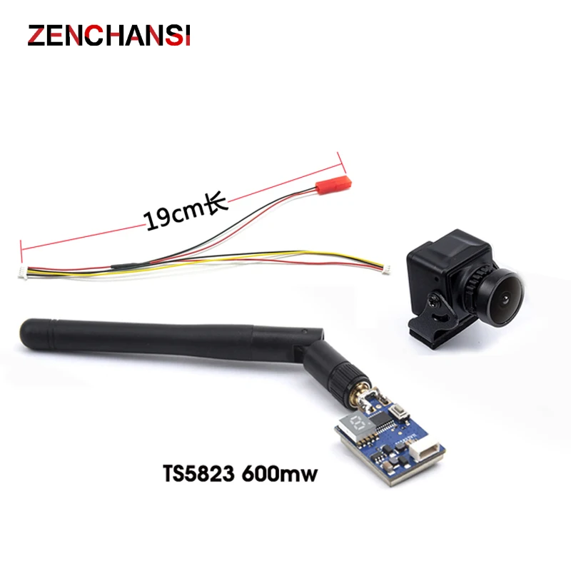 Ready to Use 5.8G 40CH TS5823 Transmitter 600mW & Skydroid W/ Antenna FUAV UVC 150CH & FPV 1200TVL Camera For RC Camera Drone