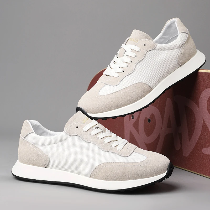 

New Men's Low cut Breathable Casual Shoes with Versatile Mesh and Color blocked Agan Shoes 250615