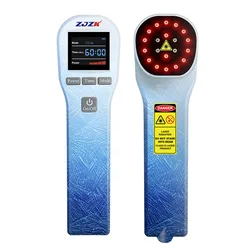 ZJZK-Dispositivo Handheld da terapia do laser, eficaz para o alívio das dores do corpo, reparo macio do tecido, 880mW, 4x8nm, 16x650nm, 20 diodos