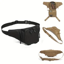 Hunting Gun Holster Bag Waist Chest Outdoor Tactical Camping Shoulder Sling Gun Waist Shoulder Fishing Riding Bike Fanny Pack