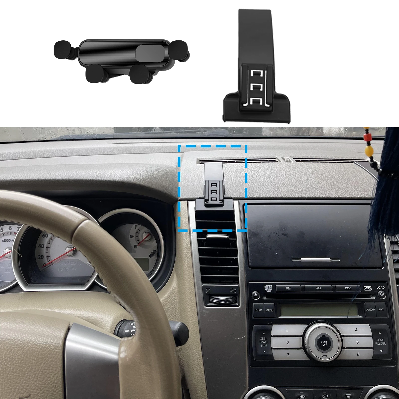 

for Nissan Tiida Latio Versa Trazo C11 2006-2008 2009 2010 Car Mobile Phone Holder Accessories Stand Auto GPS Bracket Navigation