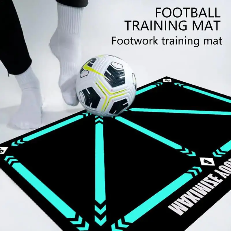 

Football Training Mat Soccer L-Shape Push-Pull Training Pad Football Dribbling Skills Mat Rubber Soccer Technical Practice Mat