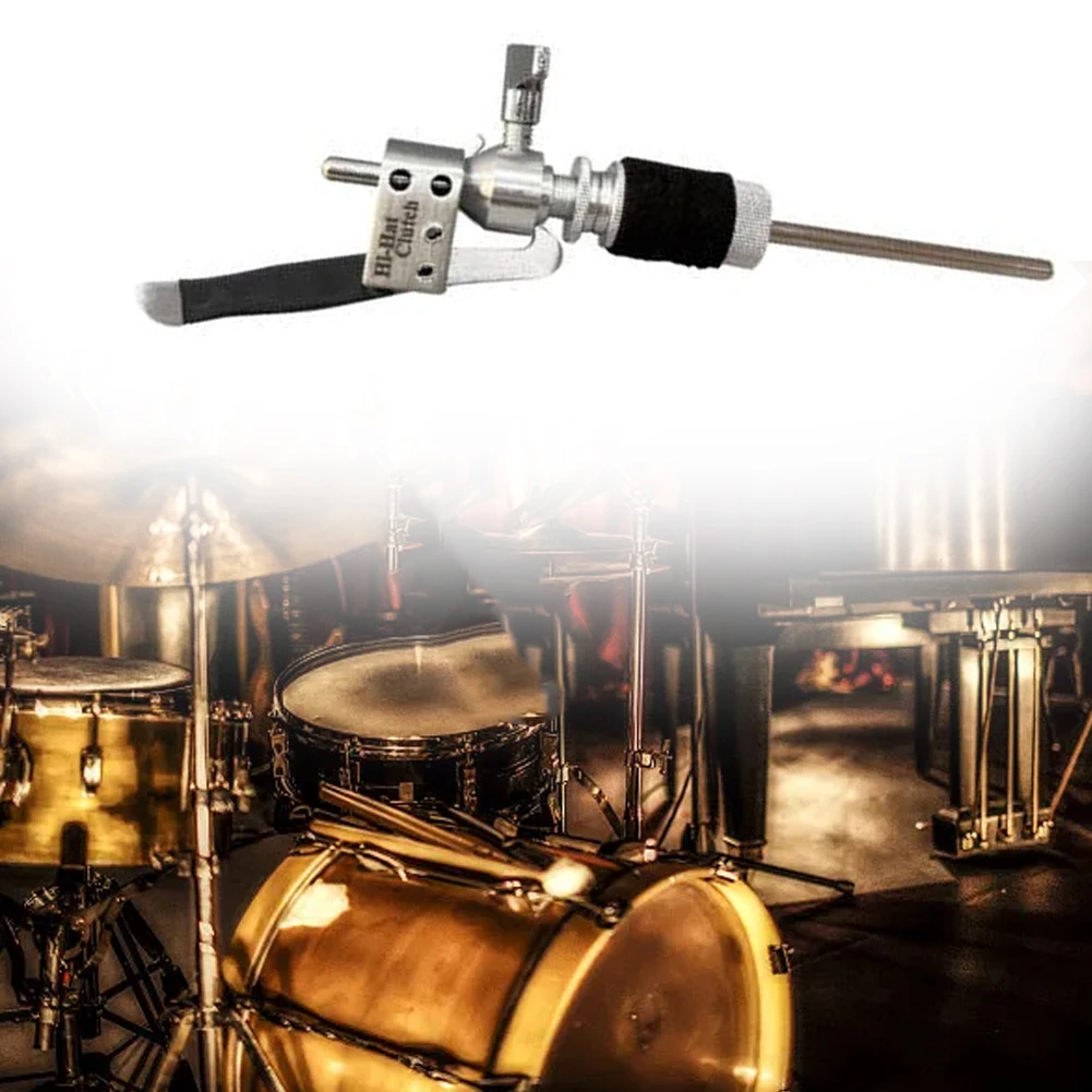 Configuración de platillos Embrague de contrabajo 12 cm 4,72 pulgadas Soporte de platillos Operación de pedal Rendimiento confiable Diseño fácil de usar