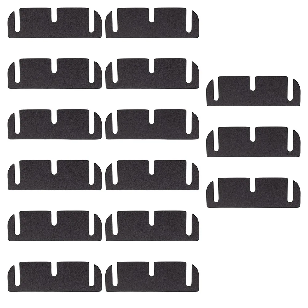 15 PVC Door Hinge Shims for Interior Door Realignment Pre Molded Corners Fit Most Common Residential Hinge Types