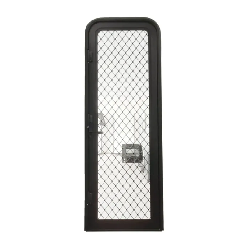 2025 E-mark نافذة أكريليك سبائك الألومنيوم ثلاث نقاط الربط قفل النمط الأسترالي RV مقطورة قافلة الباب مع مفاتيح