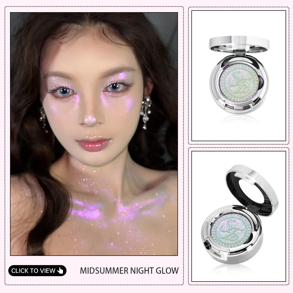 

Sheeneffect Chase Light Series High-end Chameleon Eyeshadow Palettes Moroccan Duocromatic Shadow