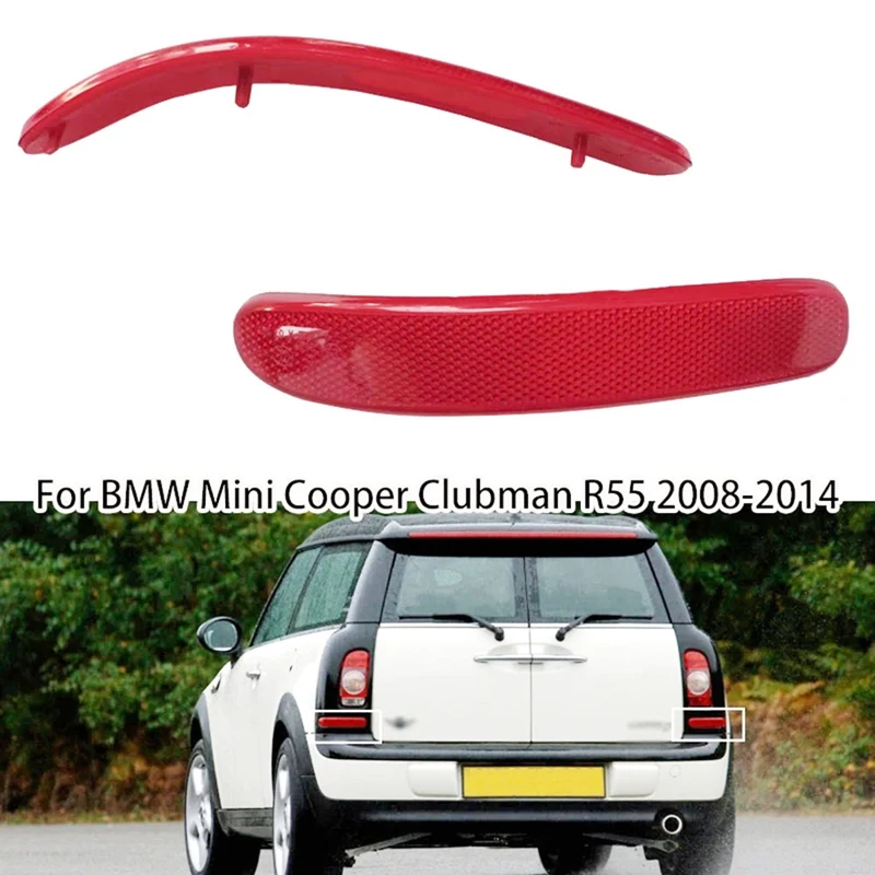 Right Rear Bumper Reflector Lights For BMW Mini Cooper Clubman R55 2008-2014 Tail Brake Turn Signal Lights 275466603 Parts