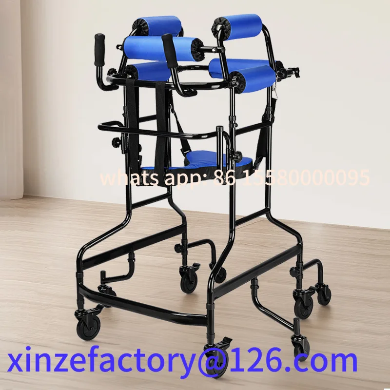 

Customizable Adult Rehabilitation Walker, Rehabilitation Training Equipment, Fall Prevention Trolley, Elderly Standing Walking F