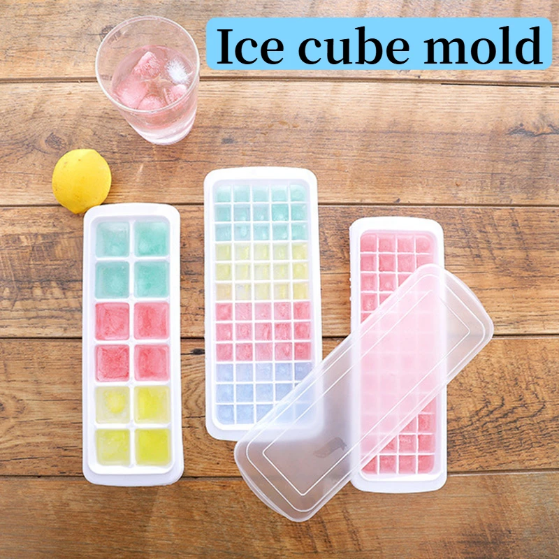 

DIY Ice Cubes Silicone Mold Creative Covered Kitchen Ice Making Tool Food Grade Press Easy Demolding Household Ice Cube Mold