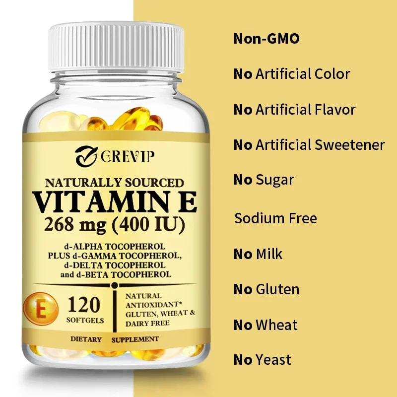 Vitamin E - Promote Blood Circulation, Anti-oxidation, Brighten Skin Tone