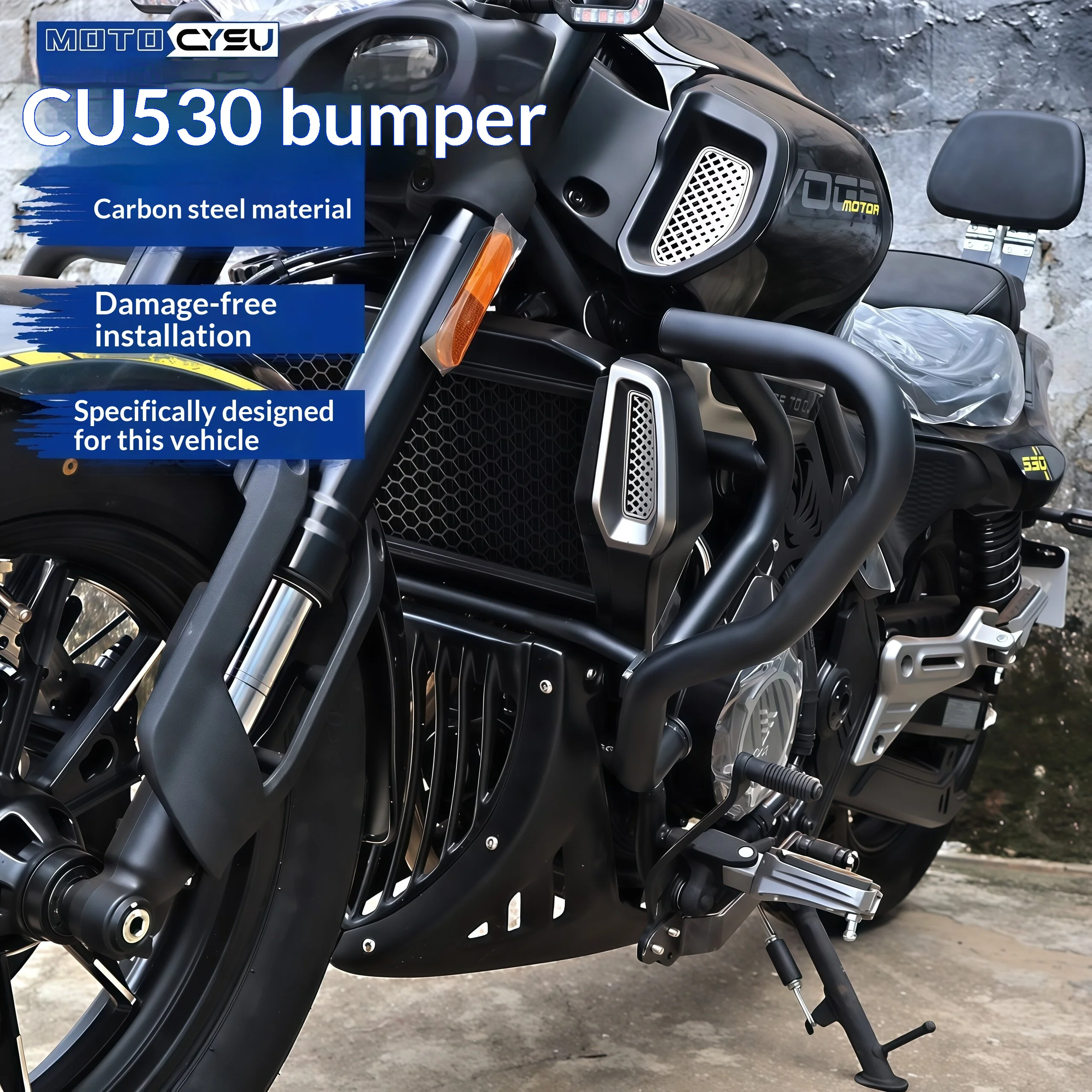 【Premium】For VOGE CU530 bumpers and CU530 motorcycle engine bumper modification parts