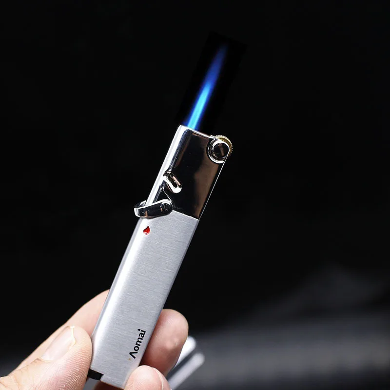 

Hot Sale Metal Mini Butane Jet Torch Turbo Windproof Inflatable Lighter Cigarette Accessories Men and Women Lighter Gifts