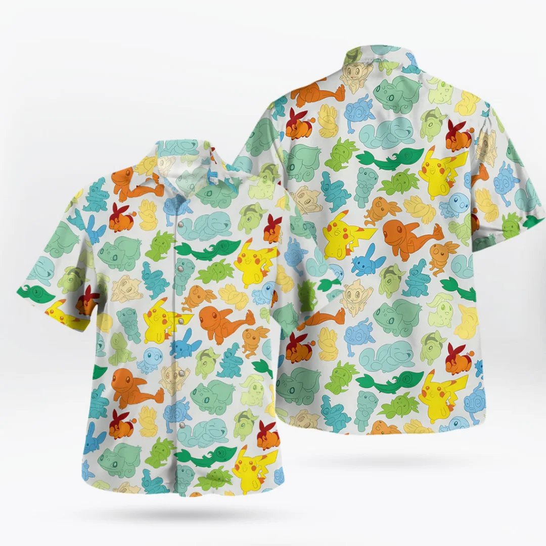 2026 Cute Cartoon Elf Contrasting Color Unisex Comfortable Breathable Shirt