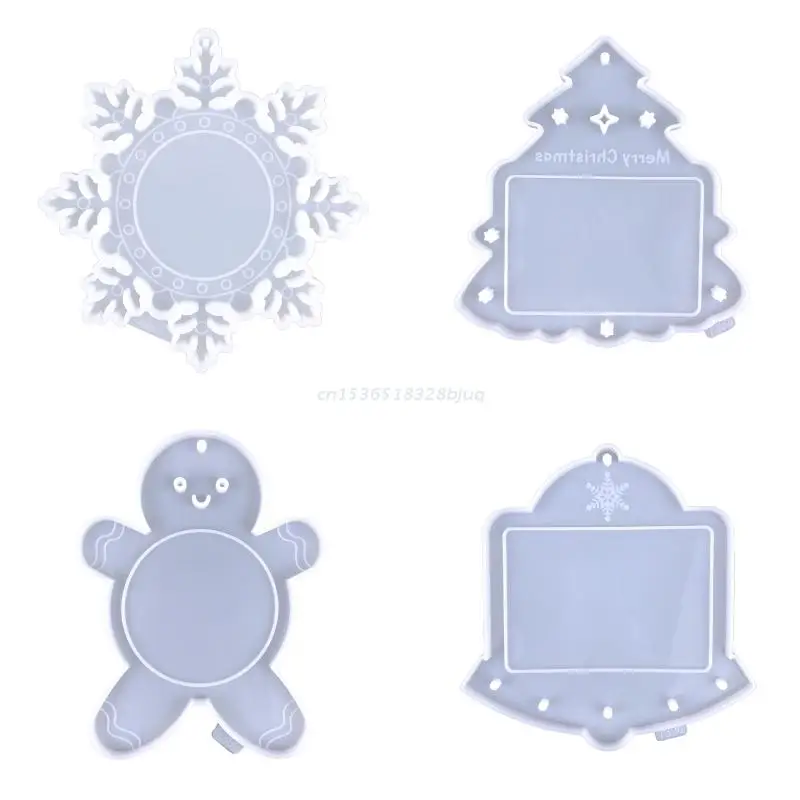 

Snowflake Mirror Photo Frame Ornaments Silicone Molds Suitable for Epoxy Resin Diy Craft Jewelry Making Home Decoration Dropship