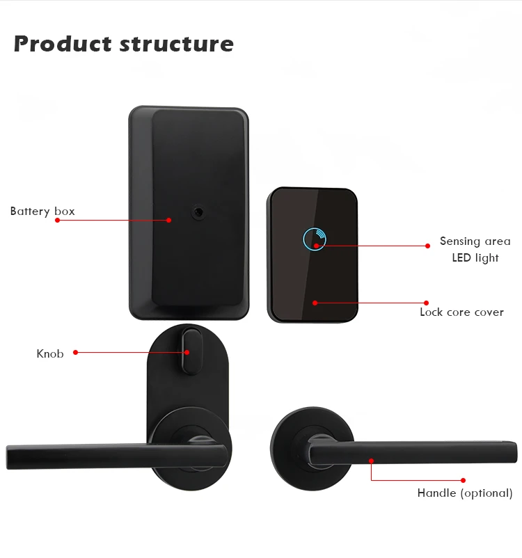 Digital Electronic Smart Lock Wifi Network Hotel Door Lock System Encoder