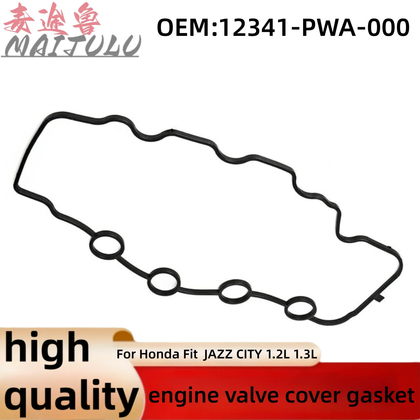 1x 5x 12341-PWA-000 is suitable For Honda Fit  JAZZ CITY 1.2L 1.3L engine valve cover gasket automotive parts 12341-pwa-000