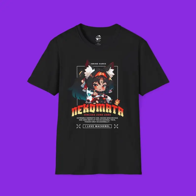 

Zenless Zone Zero ShirtChibi Fan Art ShirtNekomata ShirtZZZ ShirtZZZHoyoverse