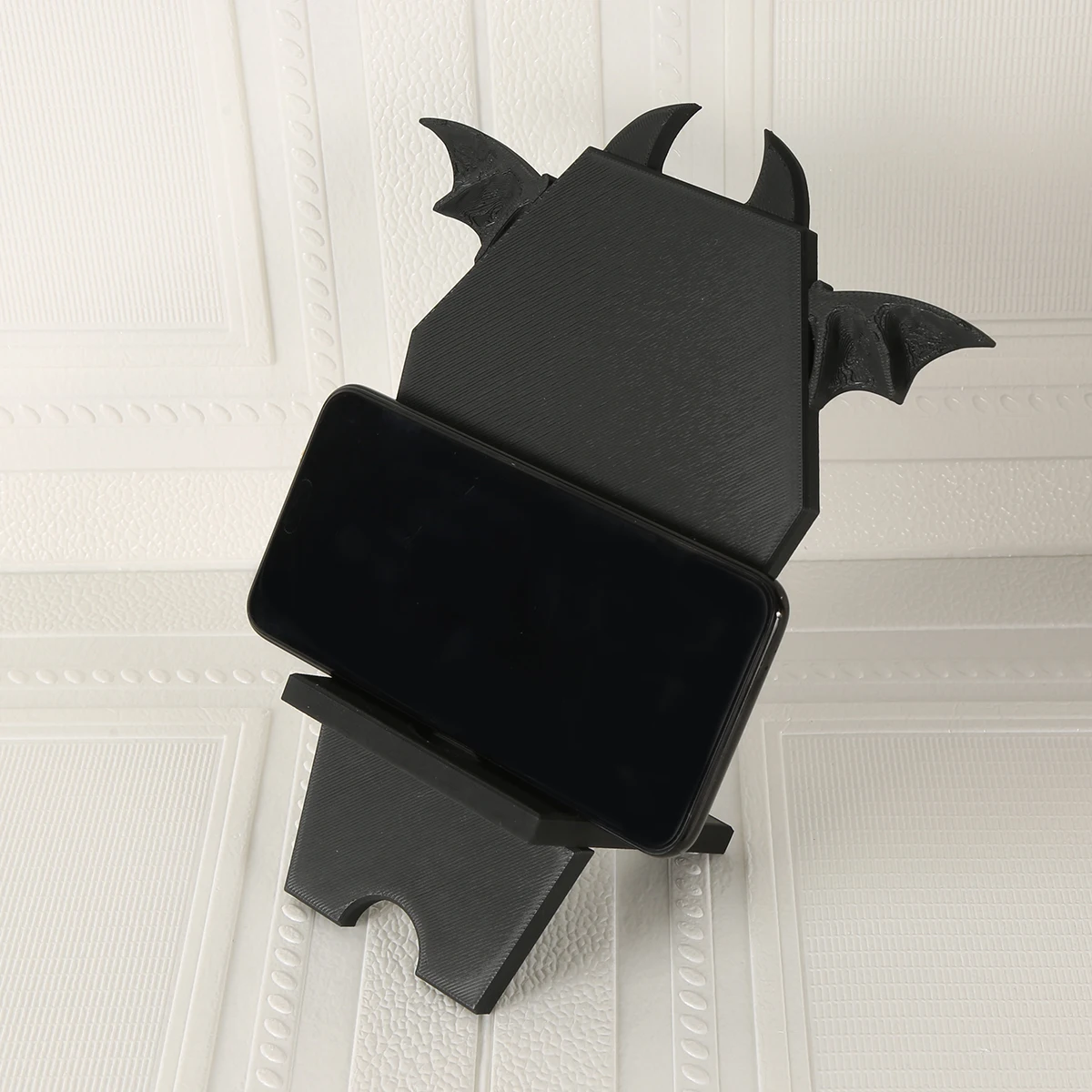Цельный держатель для мобильного телефона в готическом стиле, креативный держатель для мобильного телефона с летучей мышью, украшение для рабочего стола, подходит для гостиной