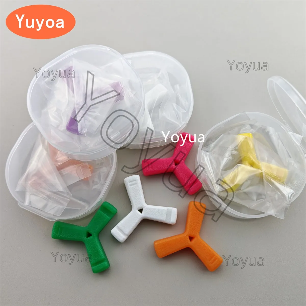 

20pcs Tooth Chew Aligners Silicone Teeth Stick Y Shape Orthodontic Bite Chewies Dental Invisable Braces Aligners Seate Retainer