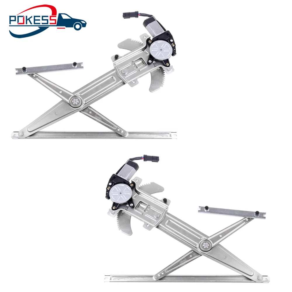 

POKESSS Front Left Right Side Power Window Regulator With Motor For Chevy Colorado Canyon 2004-2012 15922914 15922915