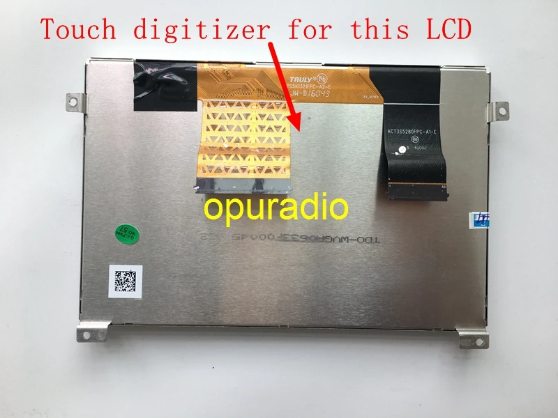 العلامة التجارية الجديدة شاشة تعمل باللمس لشركة فولكس فاجن MIB LCD عرض TDO-WVGA0633F00039 TDO-WVGA0633F00045 LCD وحدة شاشة سيارة والملاحة عرض