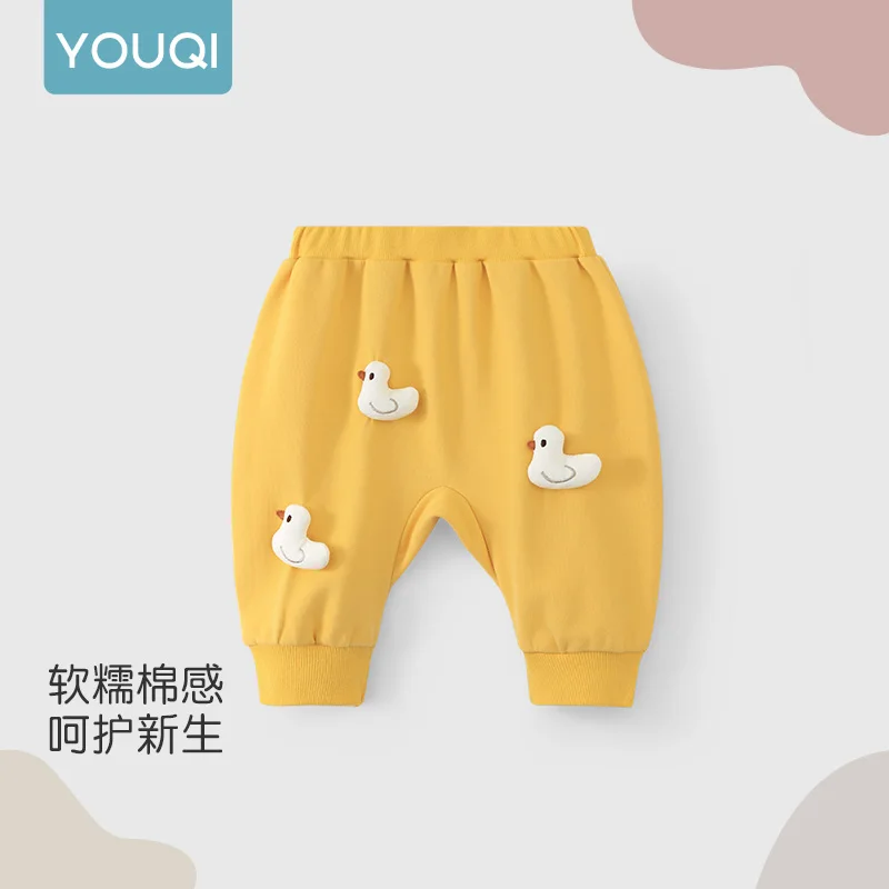 

【Youqi】Chinese Baby Clothes for 0-2 Year Olds, Super Cute Casual Pants for Boys and Girls, Children's Sports Pants, Harem Pants, Sweatpants