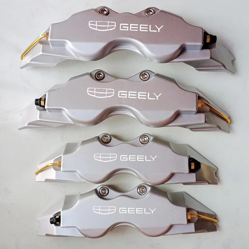 4 Or 2 Pcs Plastic With White Sticker Disc Brake Caliper Cover For Geely Emgrand Gc6 Gc7 Gx7 X7 Lc Ec8 CK ATLAS CK2 CK3 GT view 6