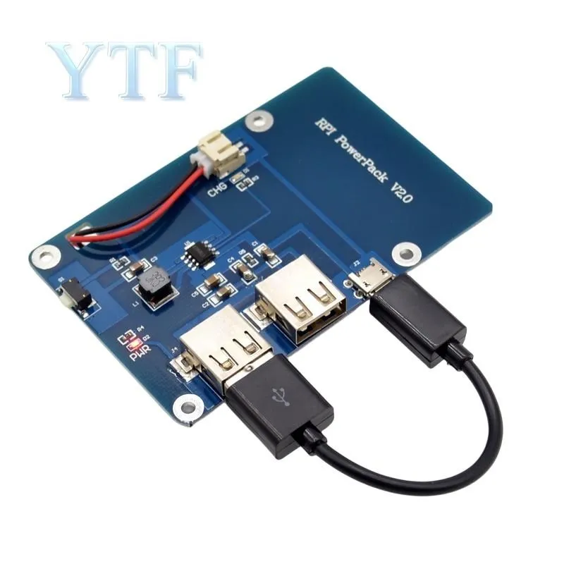 No Battery Version Lithium Pack Expansion Board Power Supply With Switch For Raspberry Pi 4 3 B+