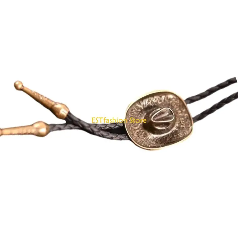 

Y5GC Современный Западный Боло Галстук-Воротник Ювелирные Изделия Выгравированы Подвеска Веревка Галстук Мужская Рубашка Цепи