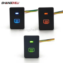 1Pcs Car LED Light windshield electrically heated button de-ice windscreen heating switch for Toyota Camry Prius Corolla PRADO