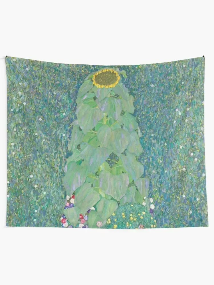 Gustav Klimt - Sunflower Tapestry Cute Room Things House Decorations Kawaii Room Decor Decoration Home Tapestry