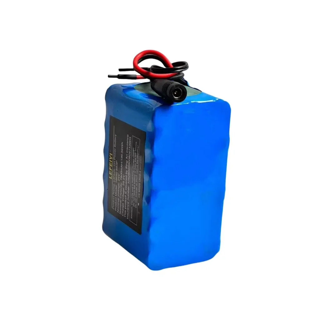 24V 7800mAh 18650 Lithium Battery Pack 6s3p 0-350W Motor for Electric Bike Scooter Lawn Mower Toy Battery BMS + Charger