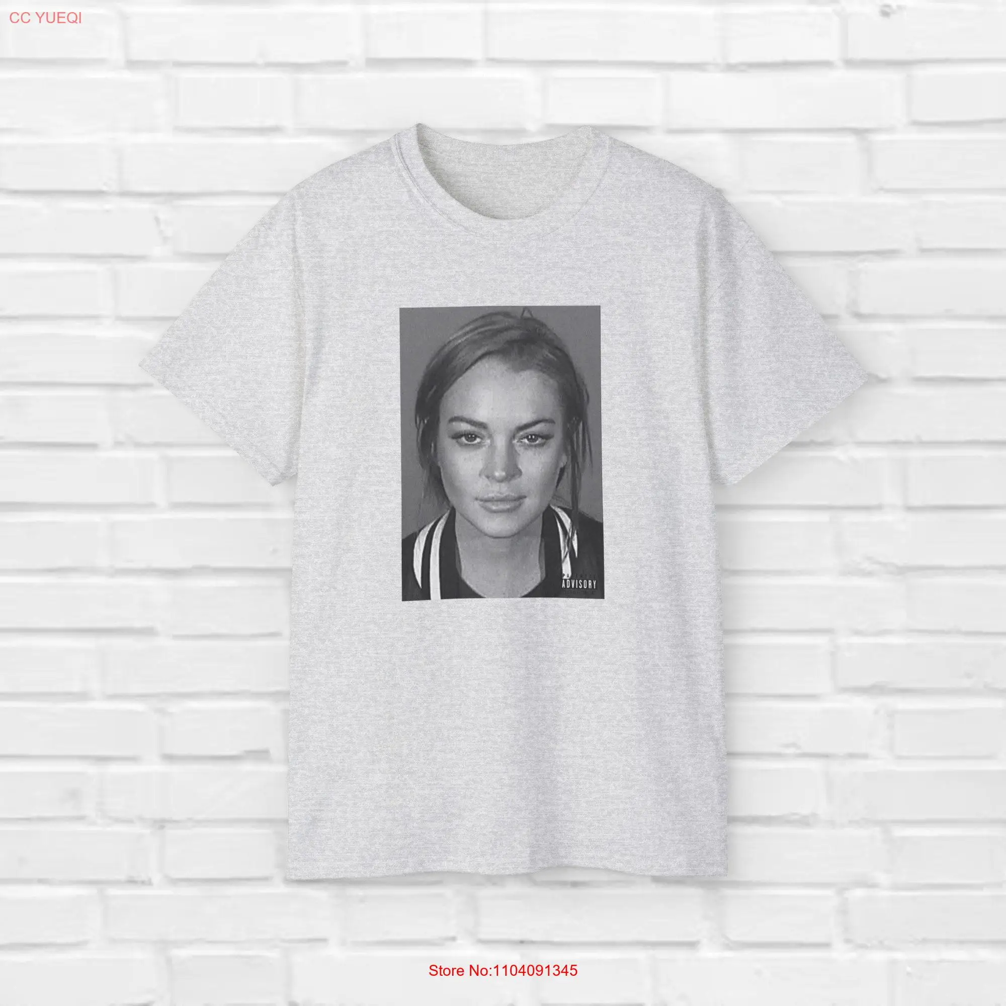 Lindsay Lohan MugshoT T Shirt y2k hoodie funny bootleg graphic tees sweaT long or short sleeves