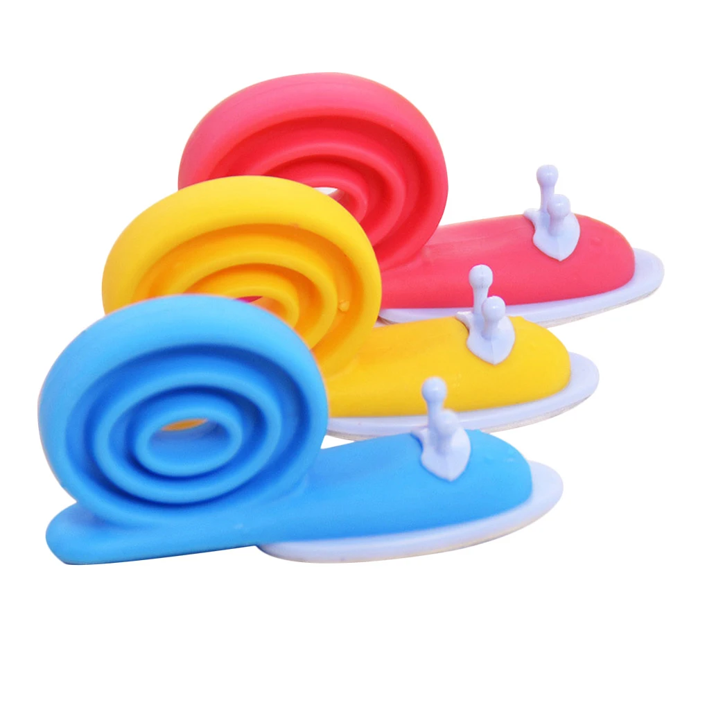 3PCS Snail Shaped Baby Proofing Finger Pinch Guard Safety Door Stopper