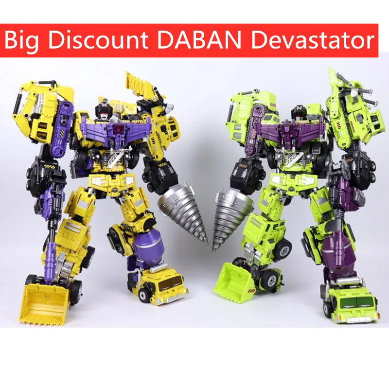 Big Discounts DABAN   Devastator Scrapper Hook Mixmaster Scavenger Bonecrusher Long Haul 6IN1 Action Figure Robot