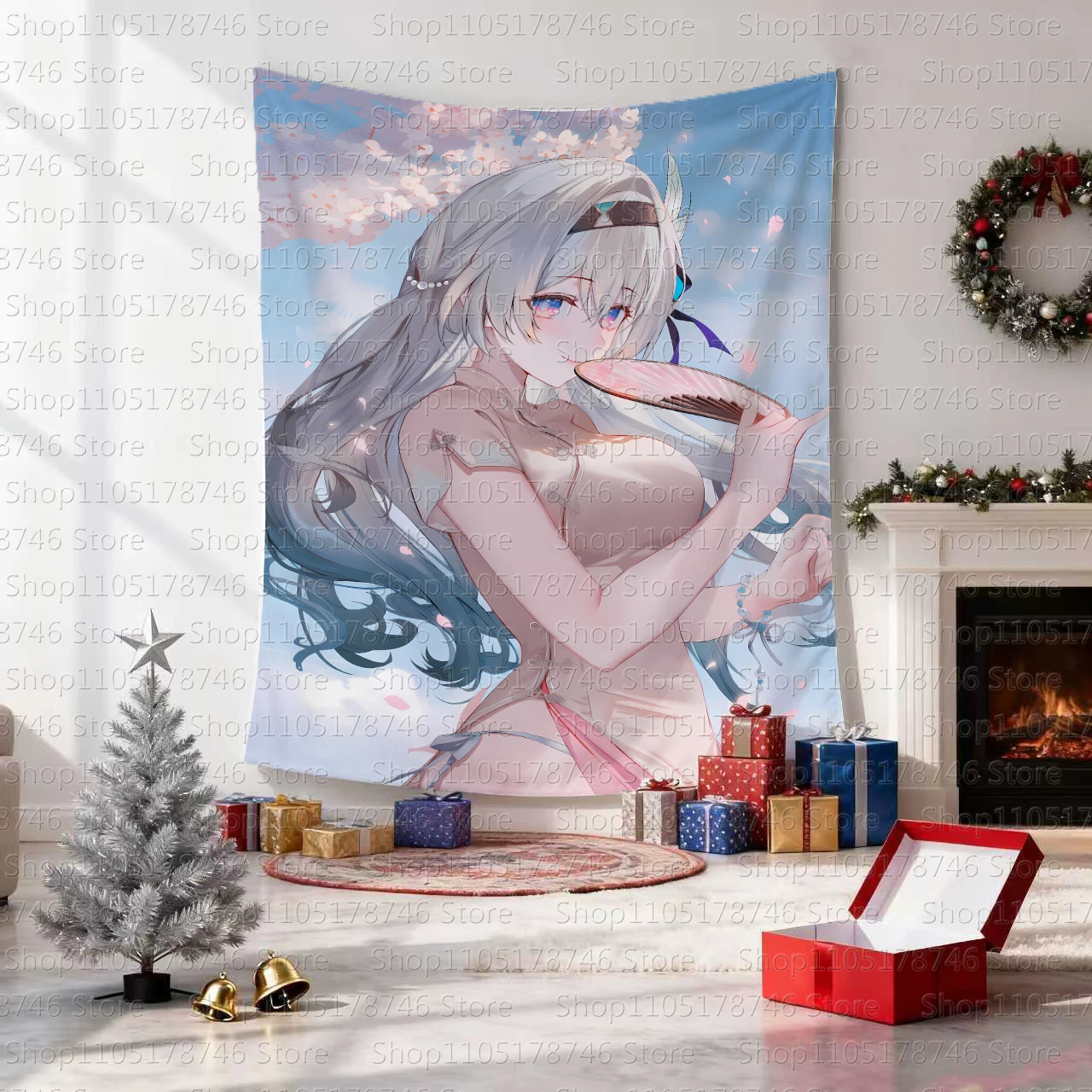 Anime Honkai: Star Rail Firefly Wandteppich Kawaii Dekorieren Wandteppich Niedliches Geschenk Flaggen hängende Bilder