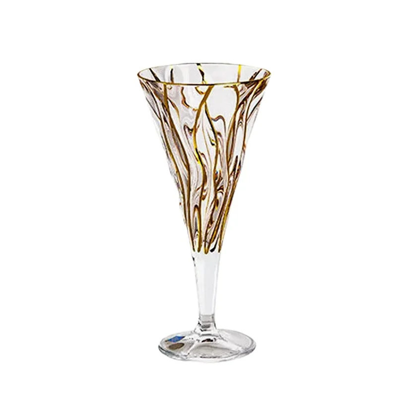 

Хрустальное стекло, позолоченный бокал для красного вина, набор для вина, подарочная коробка