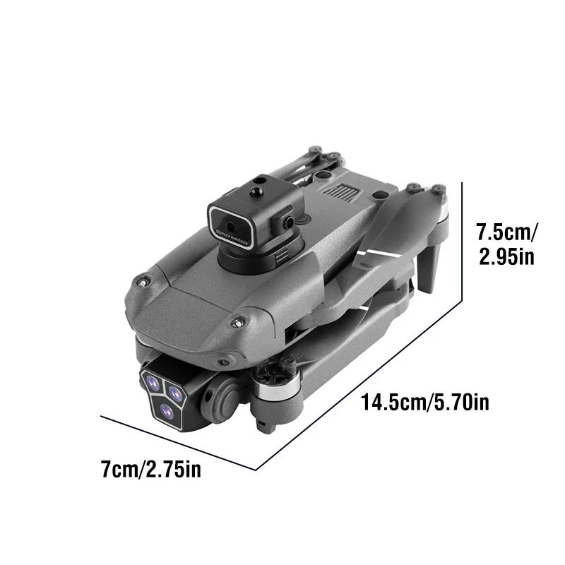 S181 Rc Drone z podwójną kamerą 4K Inteligentne unikanie przeszkód Pilot zdalnego sterowania Quadcopter Bezszczotkowe sterowanie radiowe Aircraw Gps