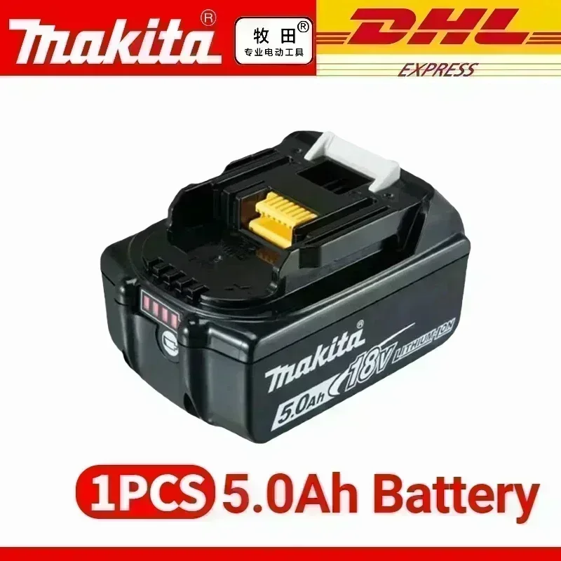 

100% Original makita 18v battery, 18V 5.0Ah Rechargeable Lithium-ion Battery, for makita BL1840 BL1860B BL1850 BL1830 power tool