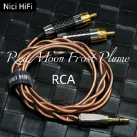 Cable de actualización iem de 2 núcleos de Nici HiFi-20 Dual RCA para Cable mezclador amplificador 2m 3m