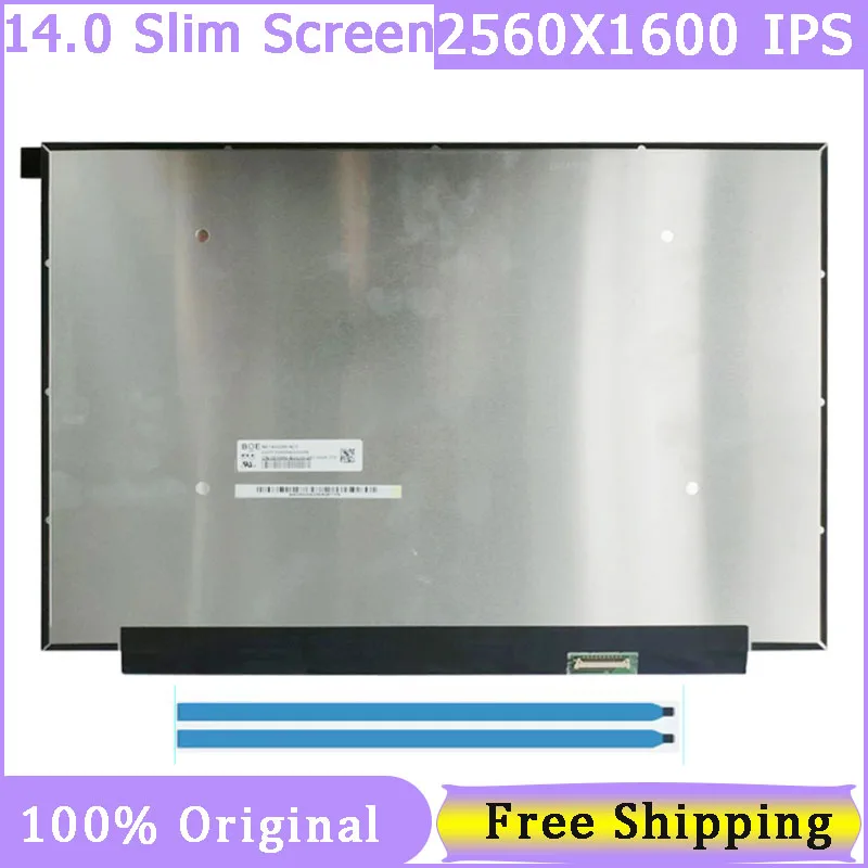 

14.0" Slim 40 Pin Laptop Screen NE140QDM-NZ2 NE140QDM NZ2 2560*1600 QHD IPS Replacement Display Panel
