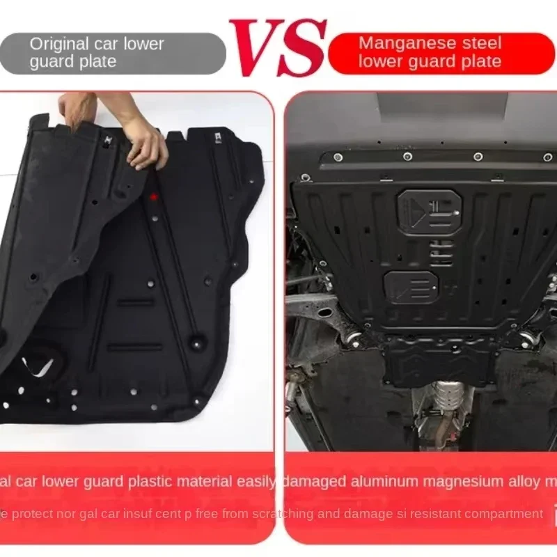 Higher Quality For Hyundai Sonata 9 2015-2017 Black Under Engine Guard Plate Splash Shield Mud Fender Cover Mudguard Protector - Image 3