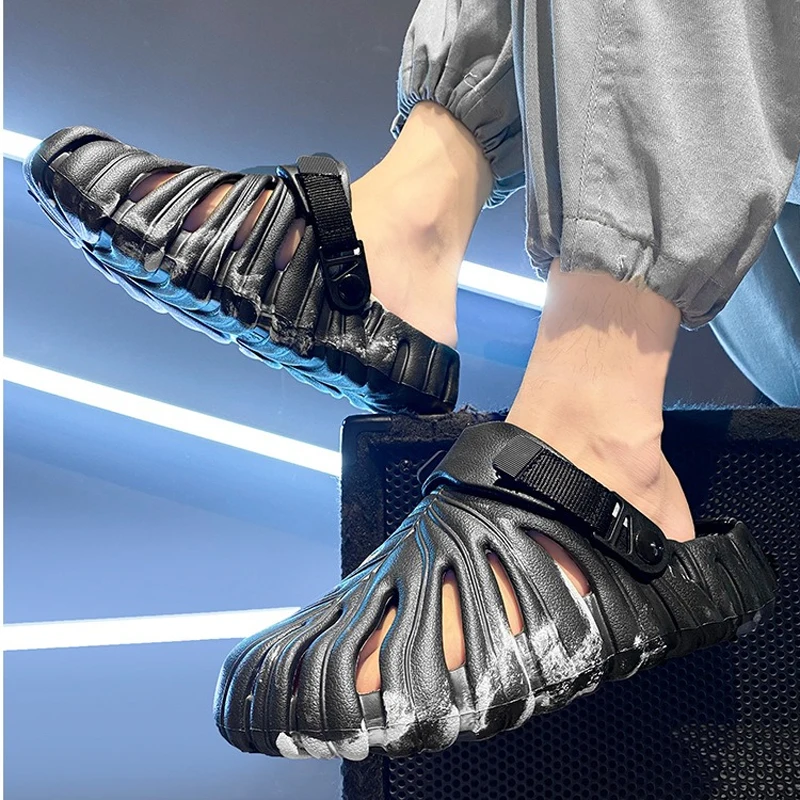 Sandal Wanita Monstera Platform Cloud Lucu Rumah Slide Flip Flop Sandal Menyumbat Musim Panas Wanita Sepatu Rumah Pria Wanita Pantai