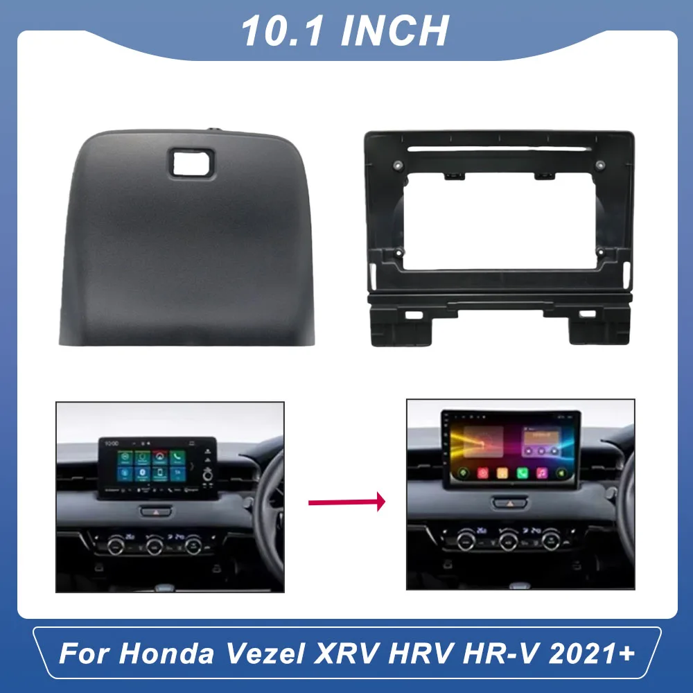

10Inch Car Audio Fascia Frame Adapter Canbus Box Decoder for Honda Vezel XRV HRV HR-V 2021+ Android Radio Dash Fitting Panel Kit