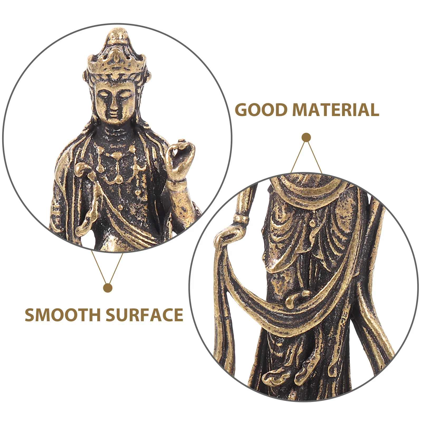 Statue Mini For Brass Decoration Desktop Statue For Home Decor Brass Craft Home Supplies